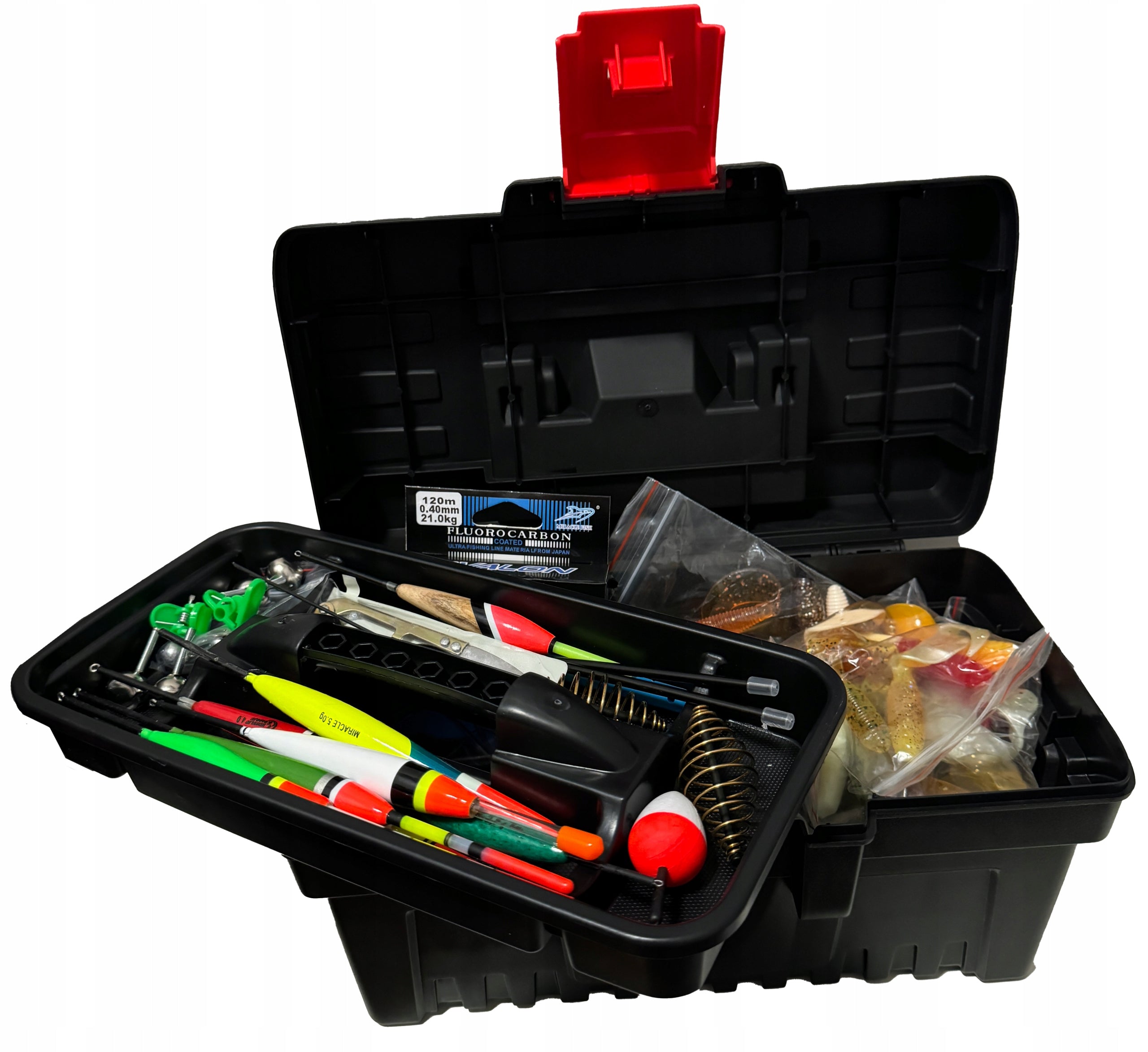Fishing box set fish bait accessories float ground spinning Manufacturer code Czarna skrzynka