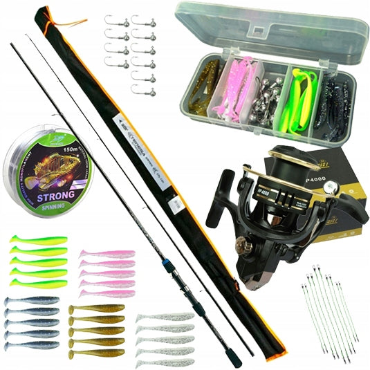 Fishing set SPINNING ROD JAXON 2,4m reel 39 el z84