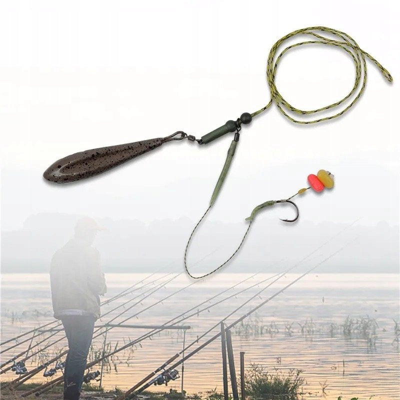 Fishing set ground feeder 80g armed carp amur lin bream float Brand ITIMPORT