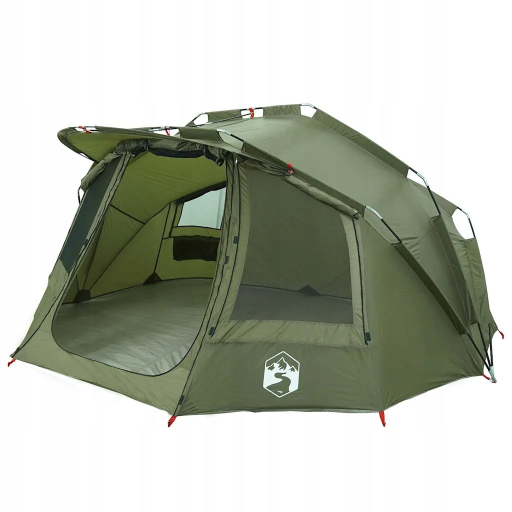 Fishing tent, 5-person, olive, waterproof Model brak