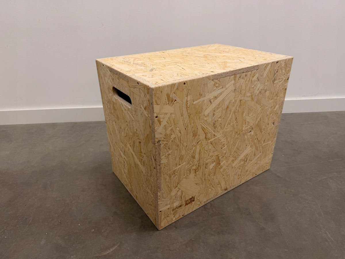 Fitness Crossfit JUMP BOX 40x50x60 cm, OSB Packaging status original