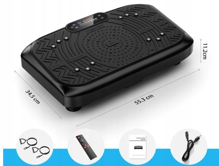 Fitness Vibration Platform with Full Body Workout Tapes Manufacturer code B0DMN45GPR