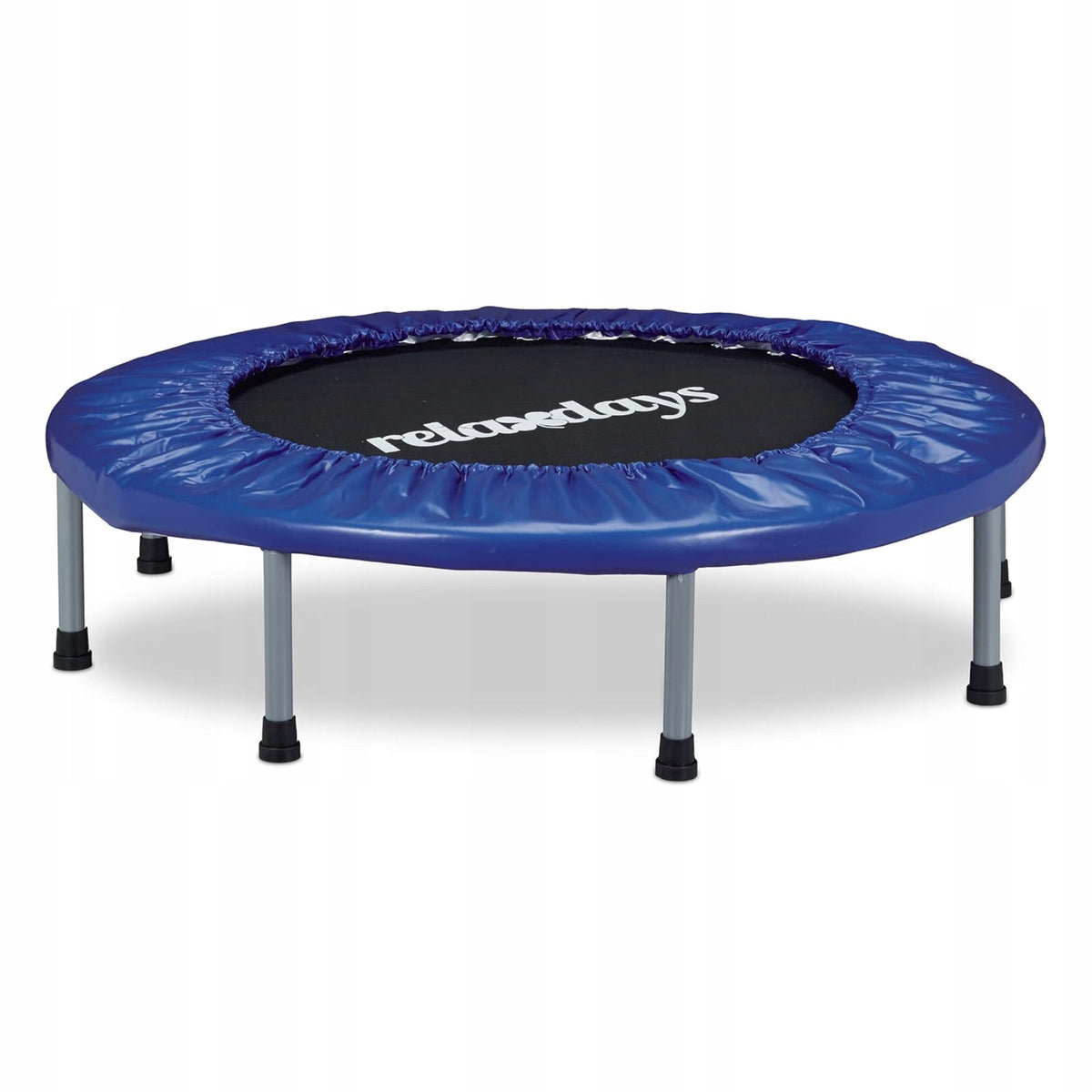 Fitness folding trampoline 95 cm 100 kg blue-black home