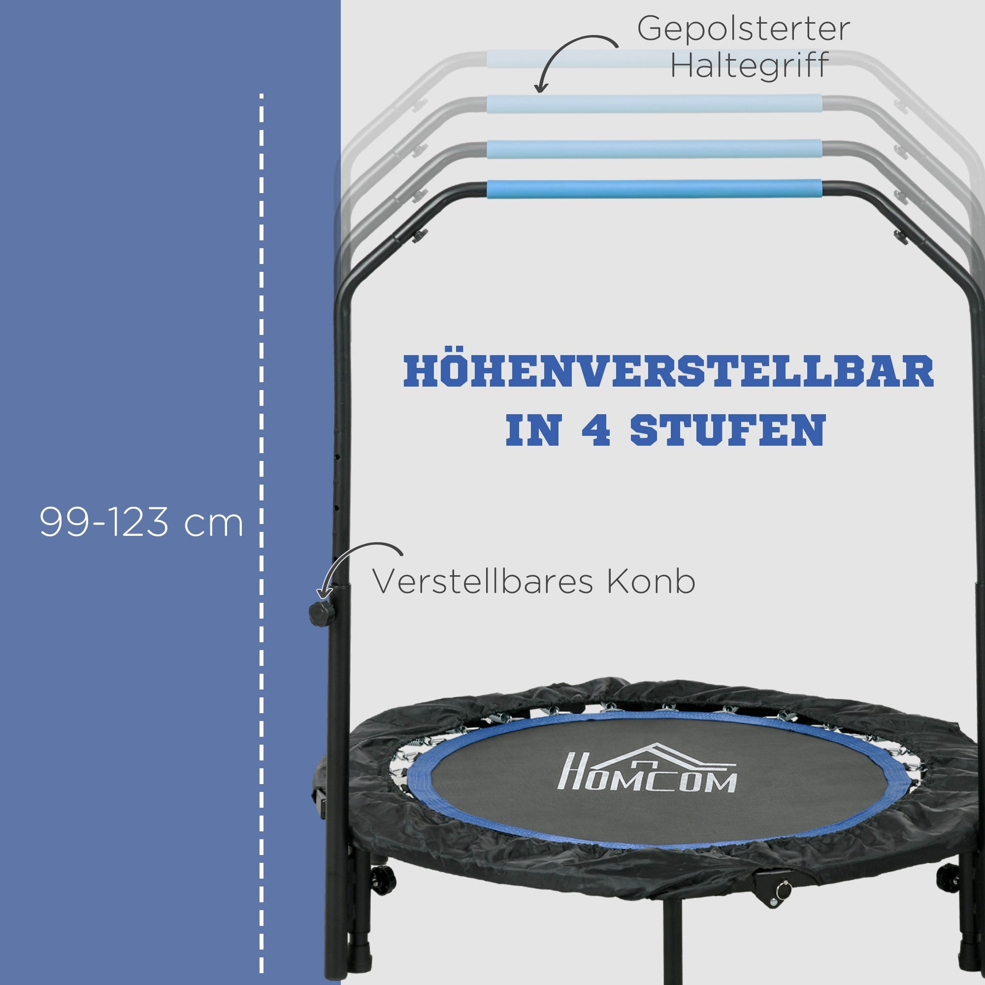 Fitness trampoline Homcom 102 cm Brand Homcom