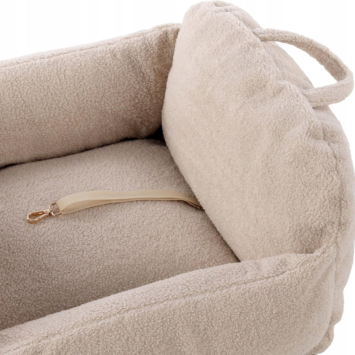 Flamingo Car Seat CLIFFORD For Dog Beige 60x60 Soft Sturdy Manufacturer code LPNHK482456341