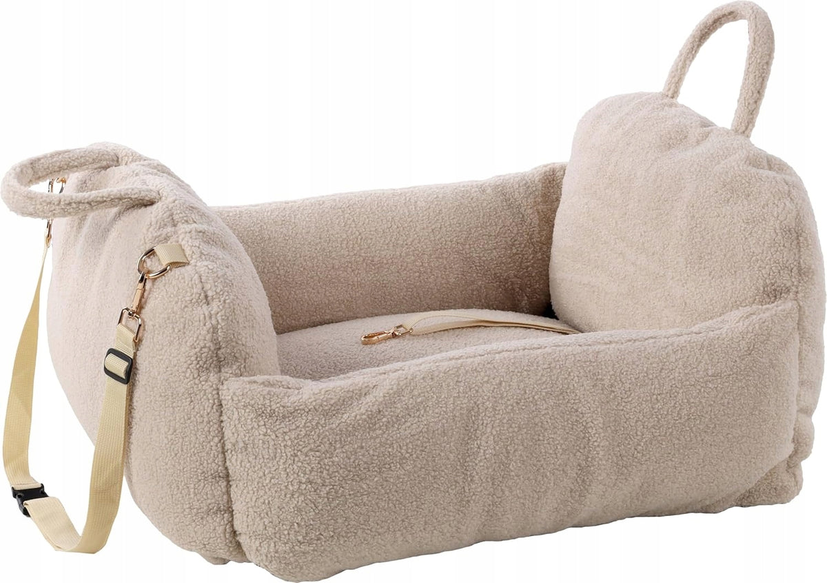 Flamingo Car Seat CLIFFORD For Dog Beige 60x60 Soft Sturdy