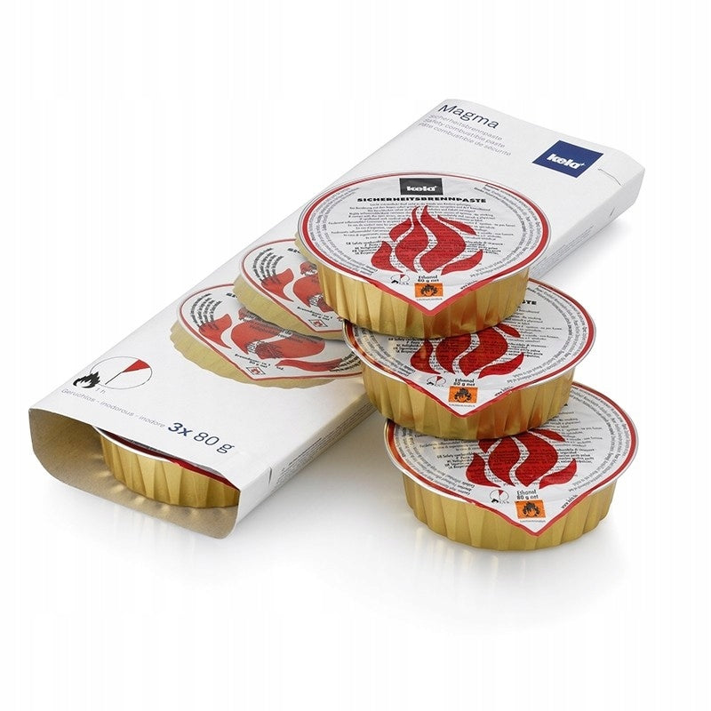 Flammable fondue paste 3 pcs. Packaging status original