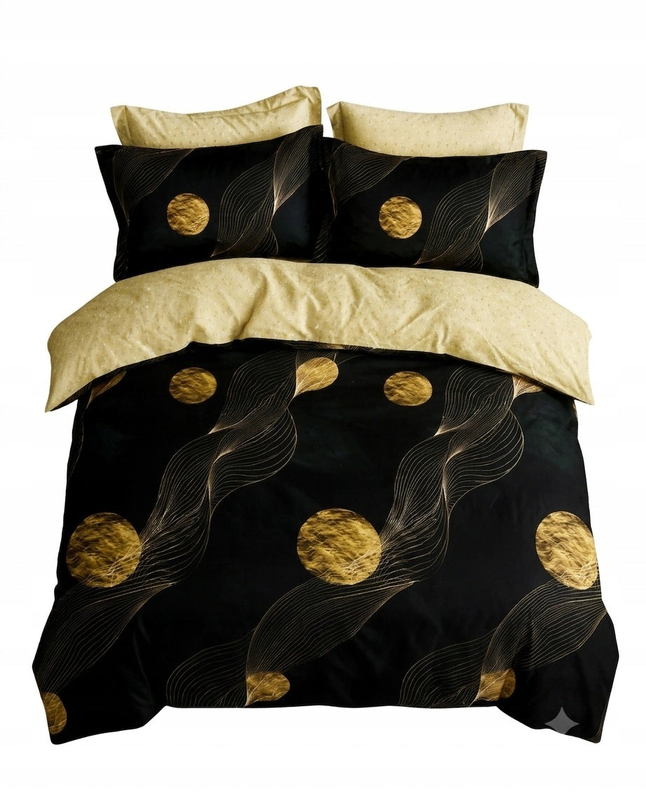 Flannel Bedding 160x200 100% Cotton 4 pcs. with Sheet Packaging status original