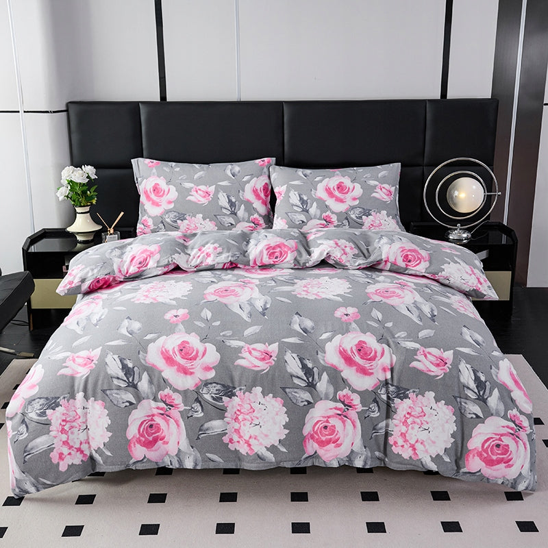Flannel Bedding 160x200 Bedding Set 100% Cotton Thick and Warm Packaging status original