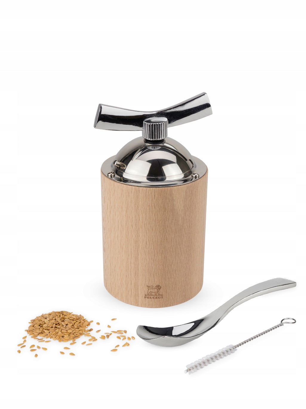 Flaxseed and sesame grinder Peugeot Isen 13 cm beech wood