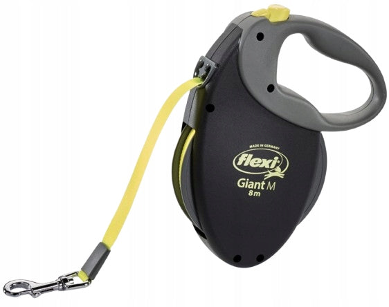 Flexi Giant Neon Automatic Dog Leash Tape M 8 Meters