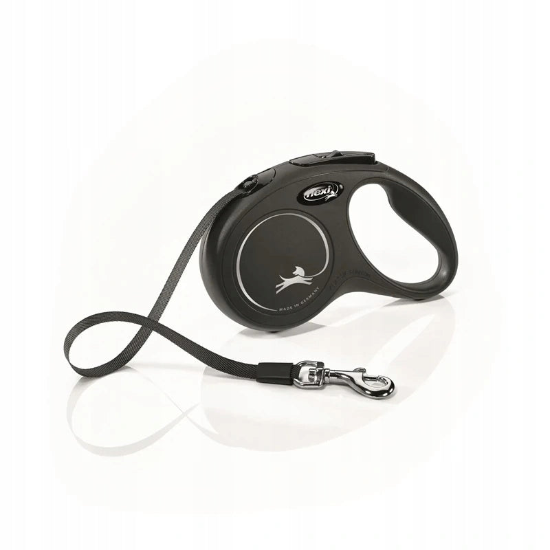 Flexi Lanyard New Classic Tape 5m Black