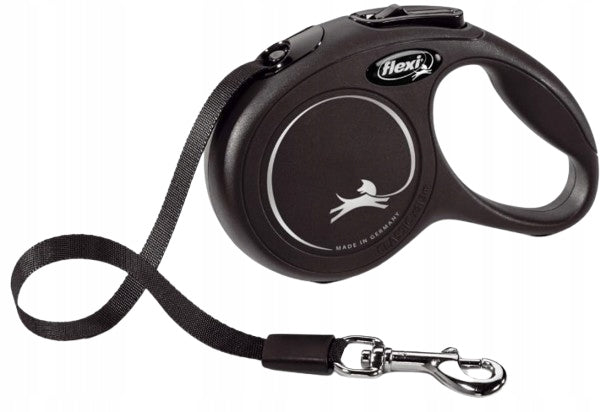 Flexi New Classic Automatic Dog Lanyard Tape XS black 3 meters