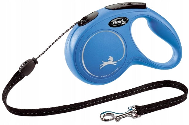 Flexi New Classic Automatic Dog Leash Cable S Blue 8 meters
