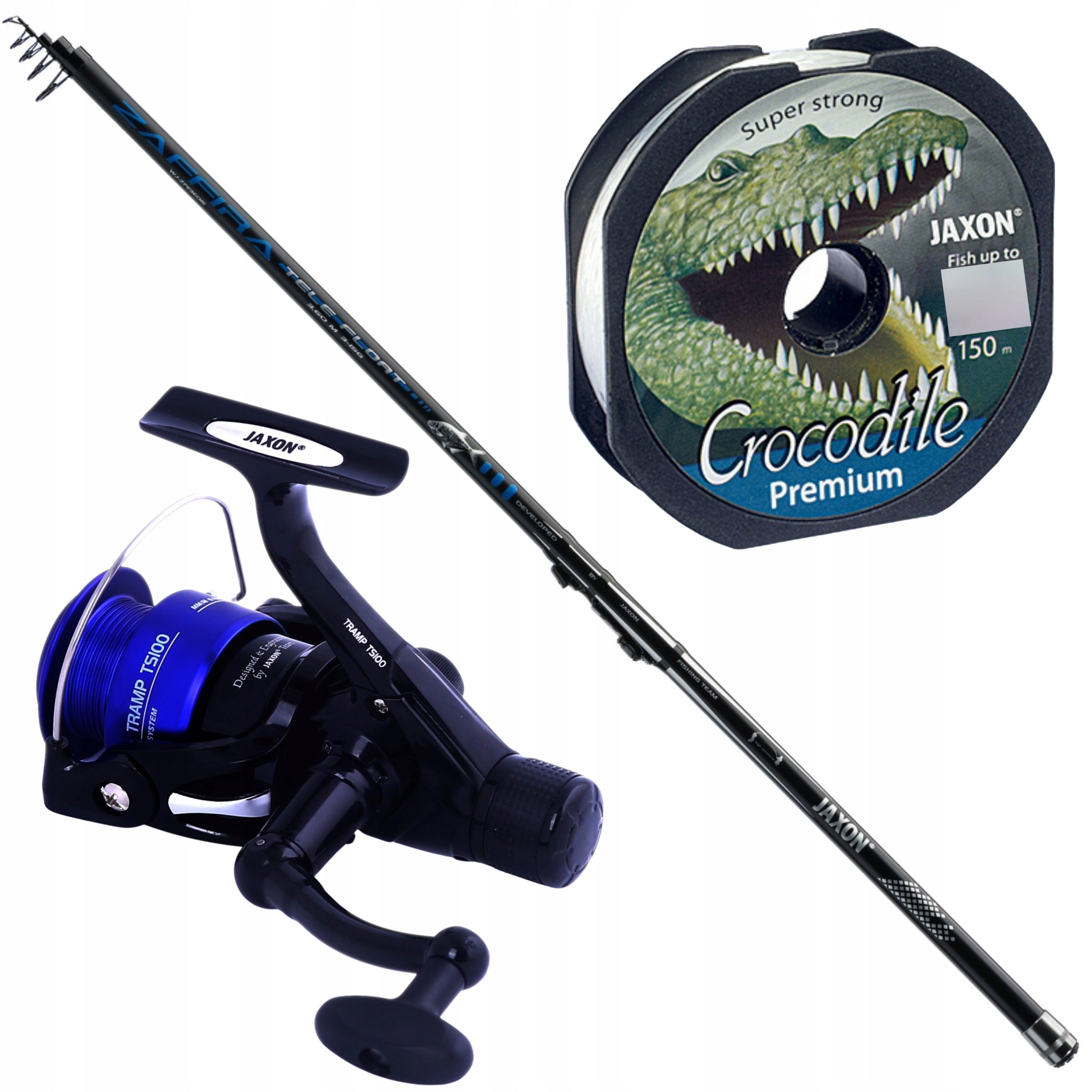 Float Set JAXON Fishing Rod + Reel + Fishing Line