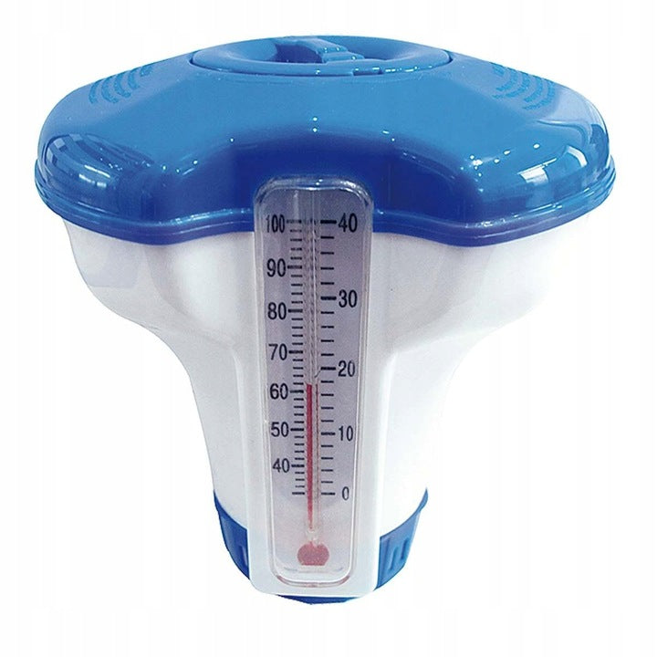 Floating DISPENSER Chlorine Small Tablets Boyko Thermometer Swimming Pool Jacuzzi 290618
