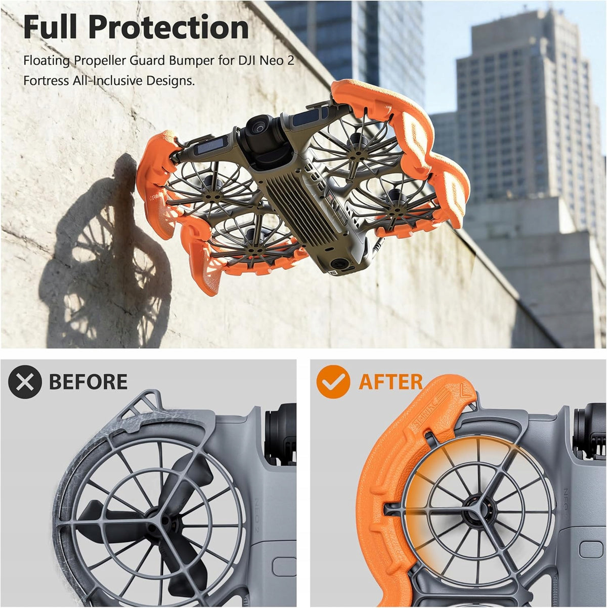 Floating Propeller Guard for DJI Neo 2 Height Increasing Protective Cover Manufacturer code 12050061