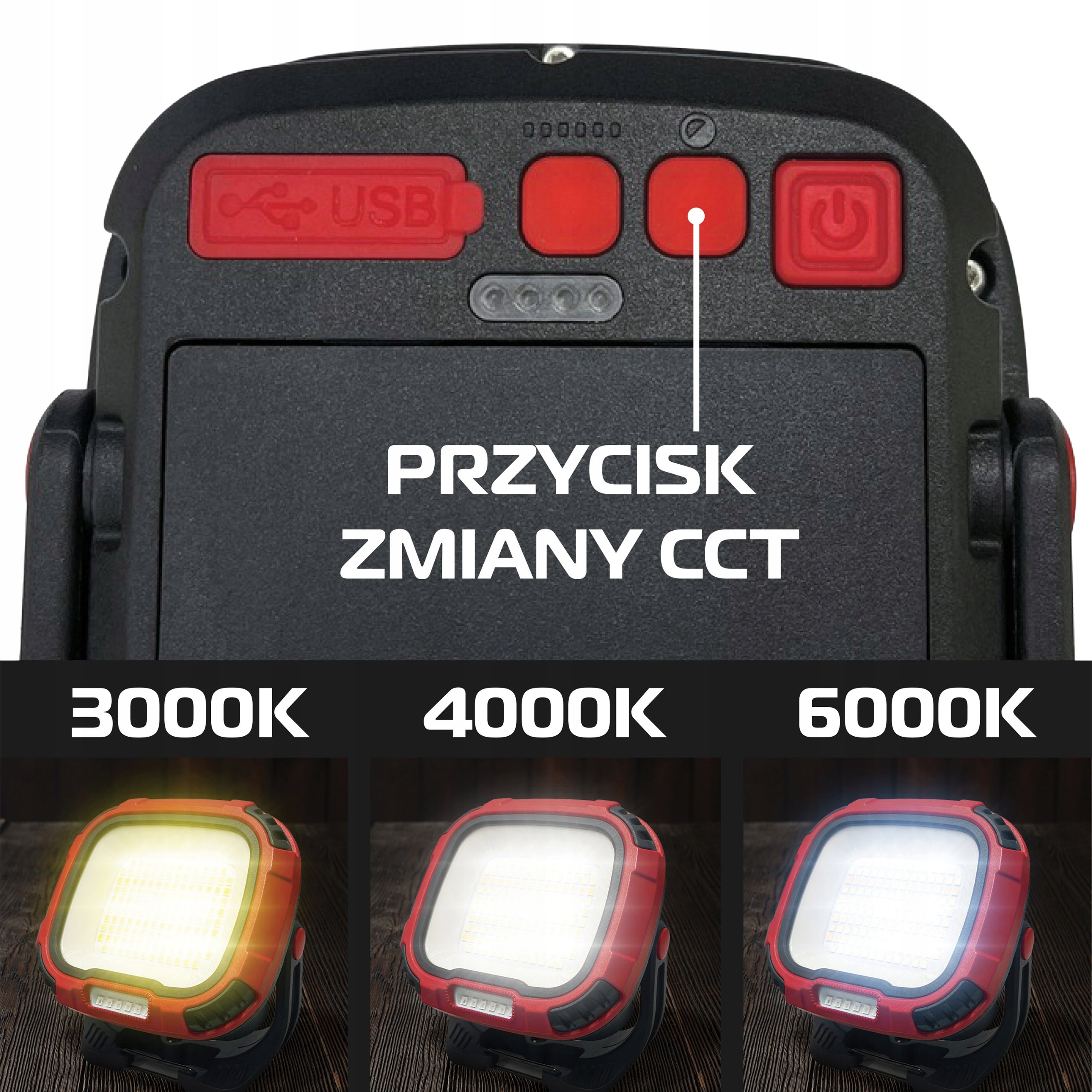Floodlight halogen lamp built-in flashlight camping large powerful powerbank Manufacturer code NAS0670SLL