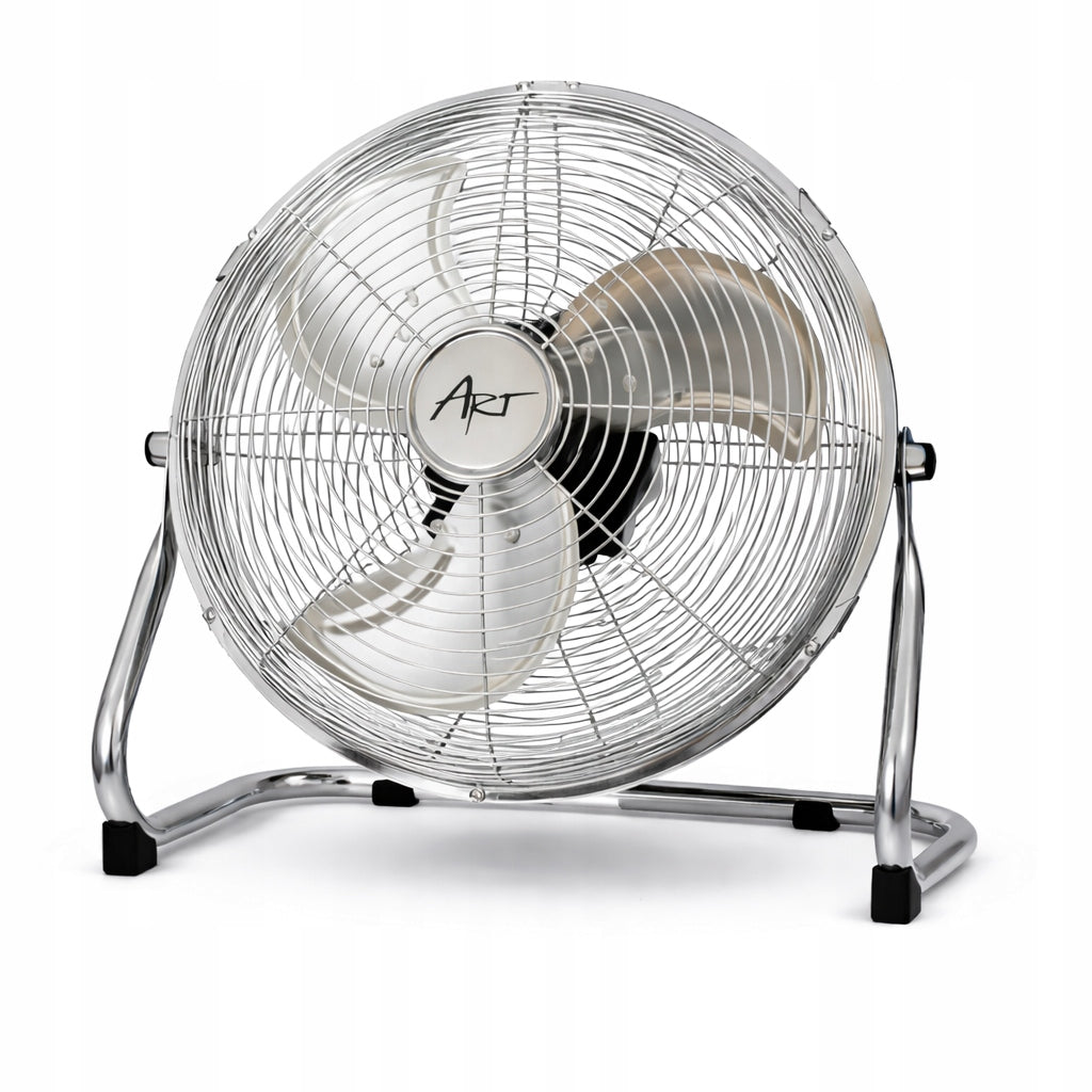Floor Fan 30 cm 50W Chrome Powerful Circulator ART W022 ART Fan type floor