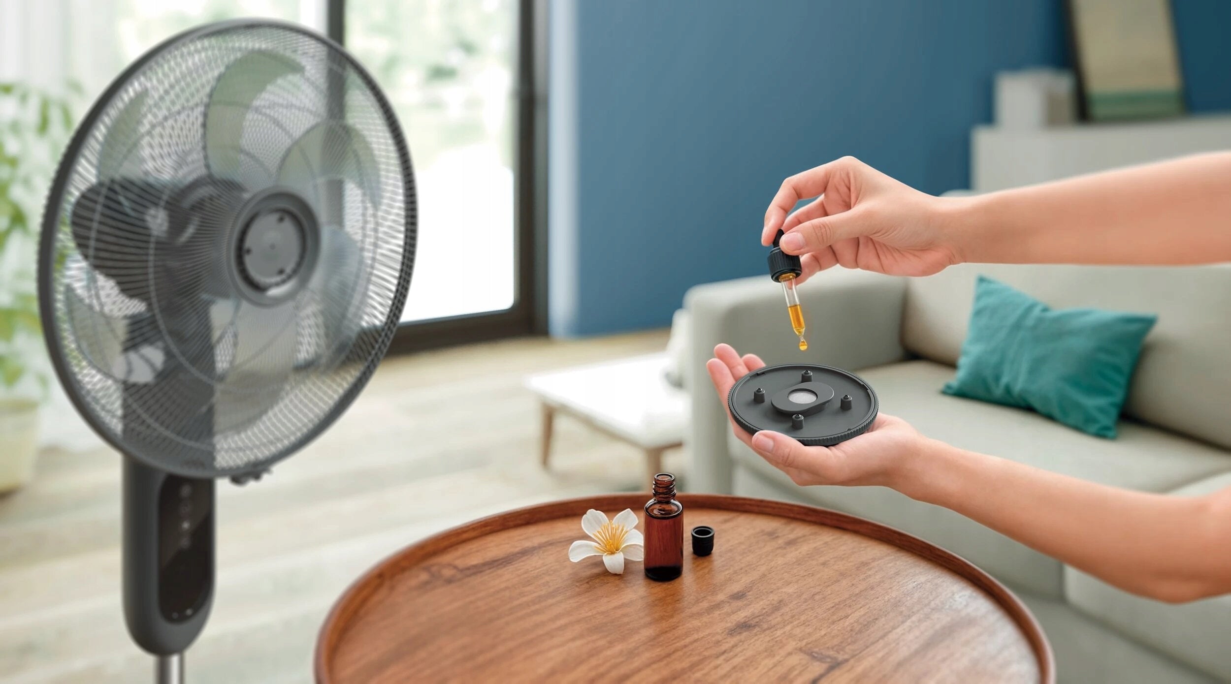 Floor Fan Philips CX1520/01 47W 43dB Timer Remote Control black Model CX1520/01
