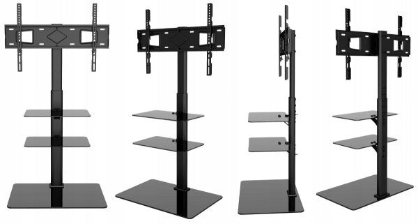 Floor TV Stand with Shelves Universal Manufacturer code KL22