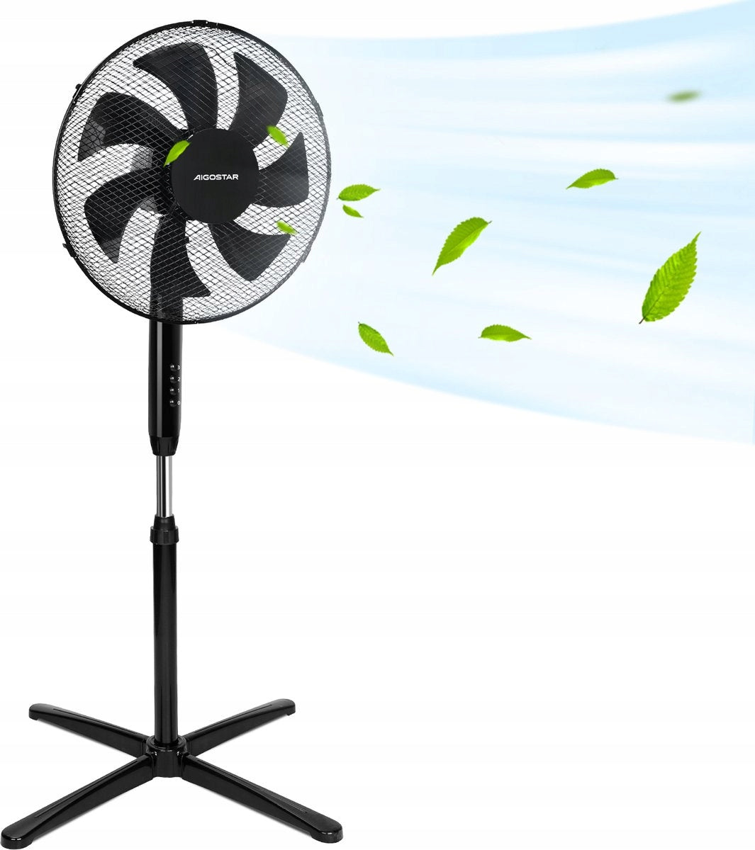 Floor fan Aigostar Elsie black Brand Aigostar