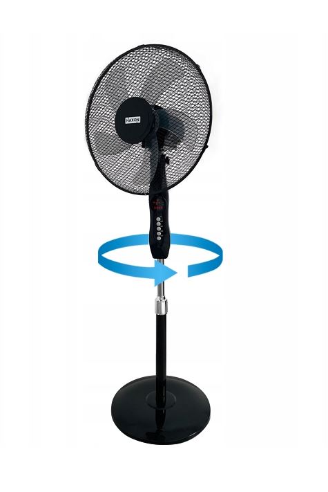 Floor fan HAXON DAX standing fan 5 blades timer + remote control Functions timer