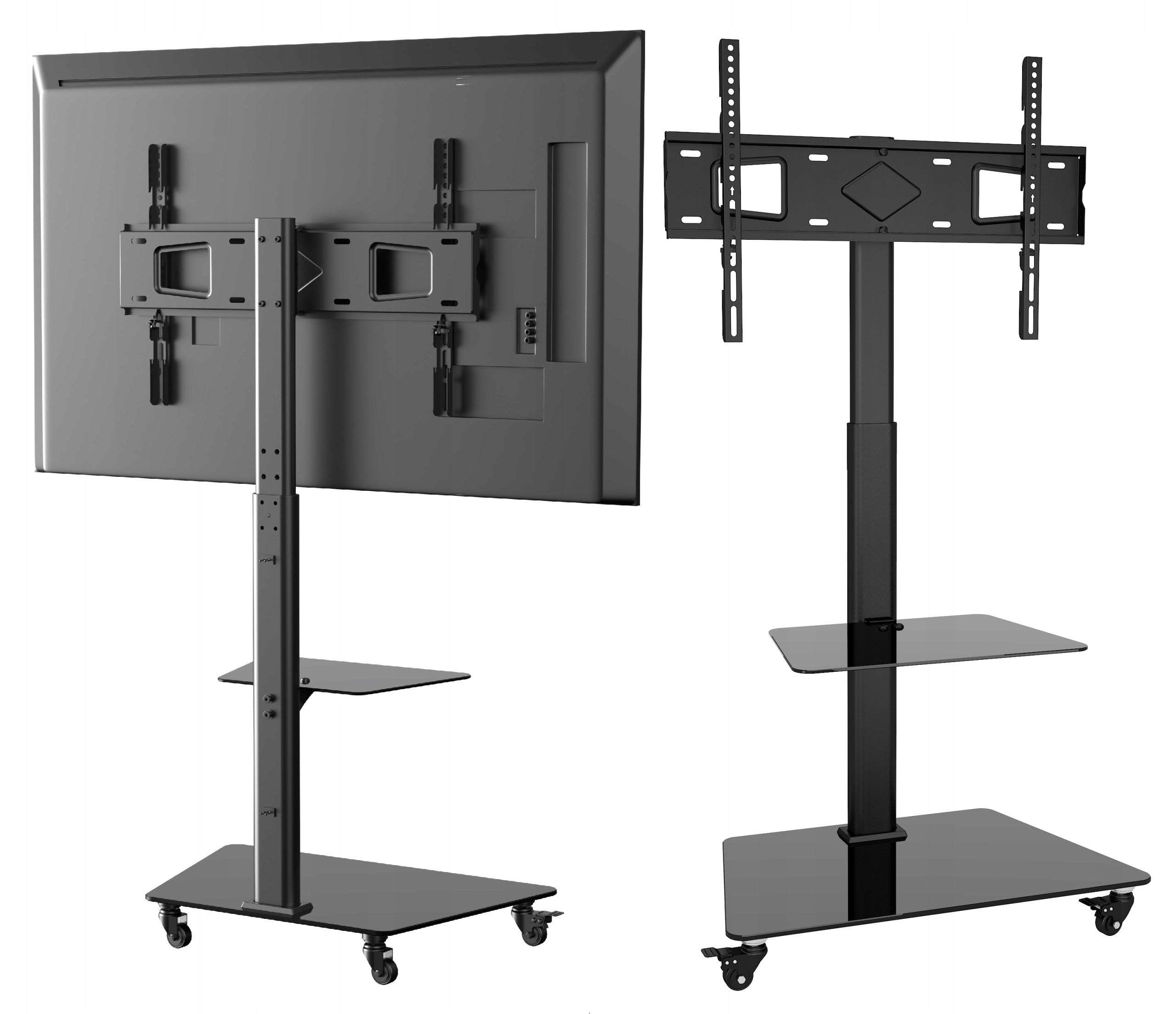 Floor stand for TV wheeled mobile 32-65 inches Universal Packaging status original