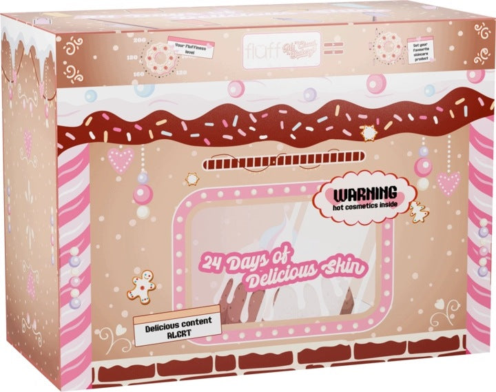 Fluff Ms Claus’ Bakery 24 Days of Delicious Skin-set Packaging status original
