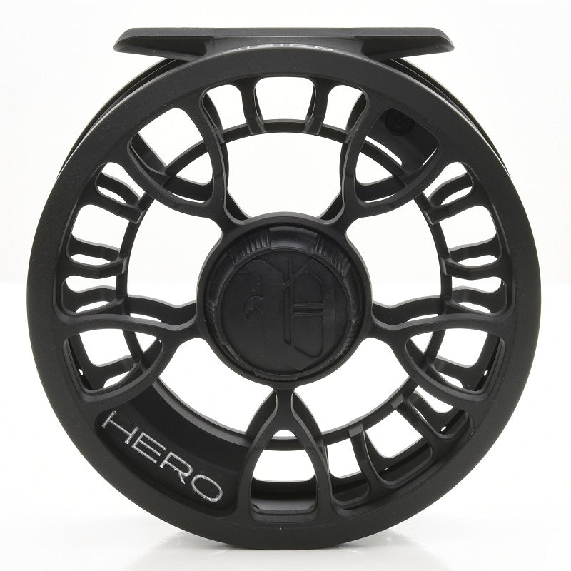 Fly Reel Large Arbor Vision Hero Reel Black #4/6 VHR46