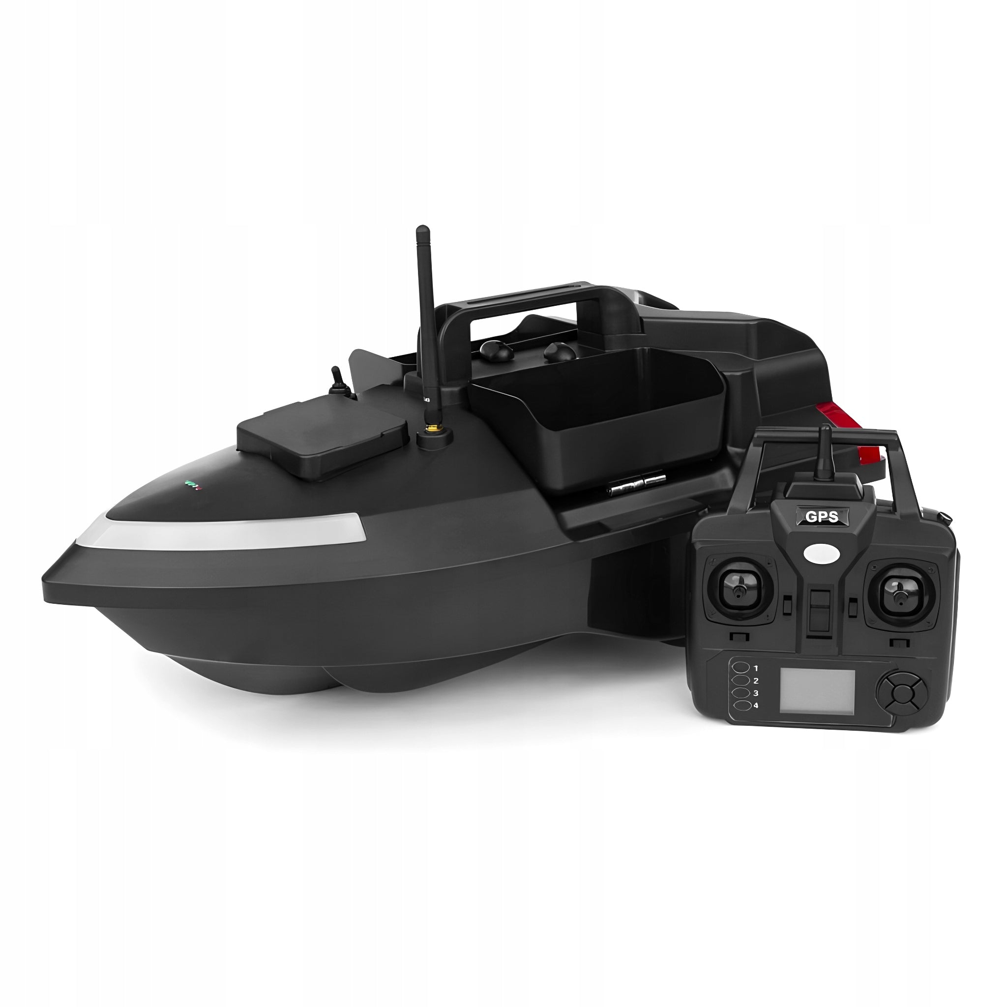 Flytec V020 Remote Controlled GPS 3 Feeders 500m Fishing Boat Packaging status original