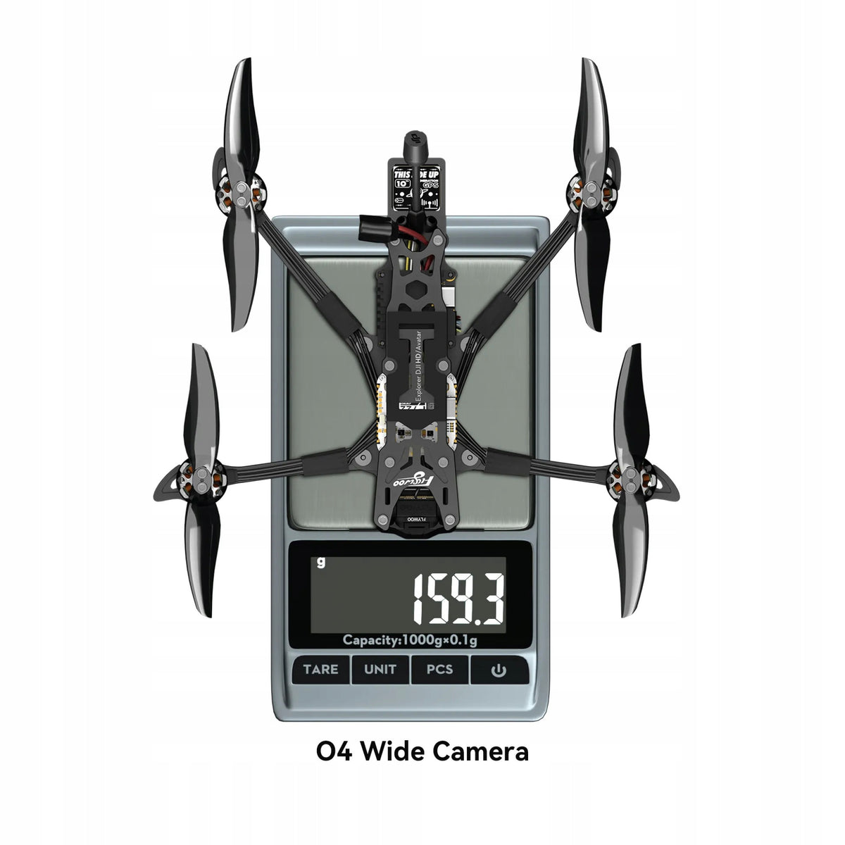 Flywoo Explorer LR 4 O4 Wide FPV Drone Sub250 4K DJI O4 Long Range ELRS Model Explorer LR 4 BNF DJI O4 Pro