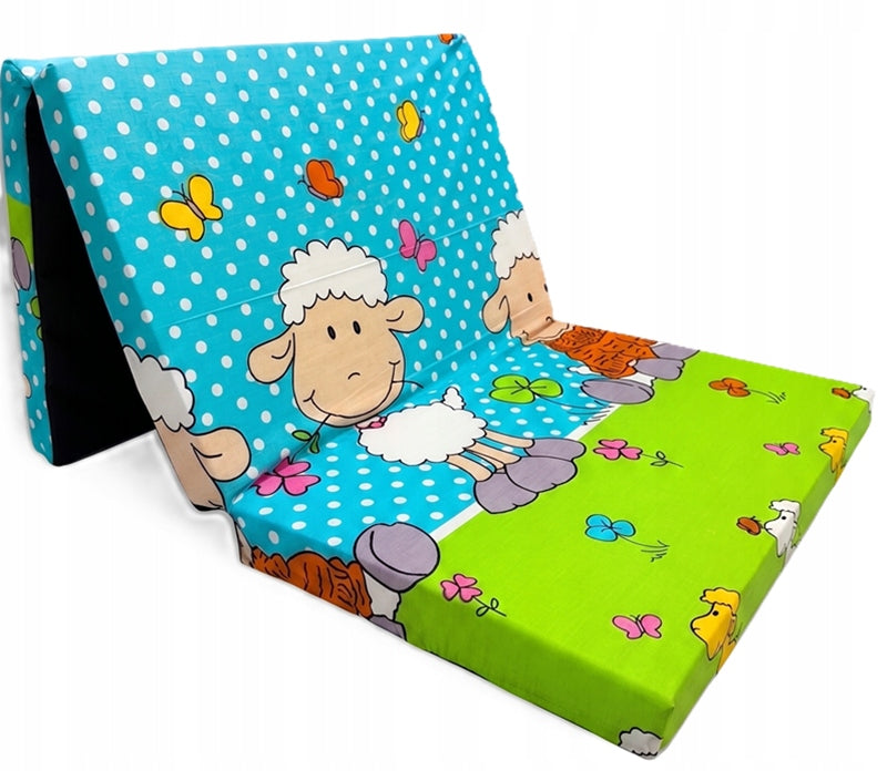 Foam Hiking Mattress 120x60 2in1 Pouf + Folding Bag Medical device no