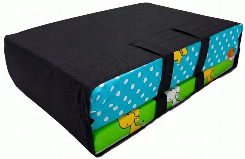 Foam Hiking Mattress 120x60 2in1 Pouf + Folding Bag Packaging status original