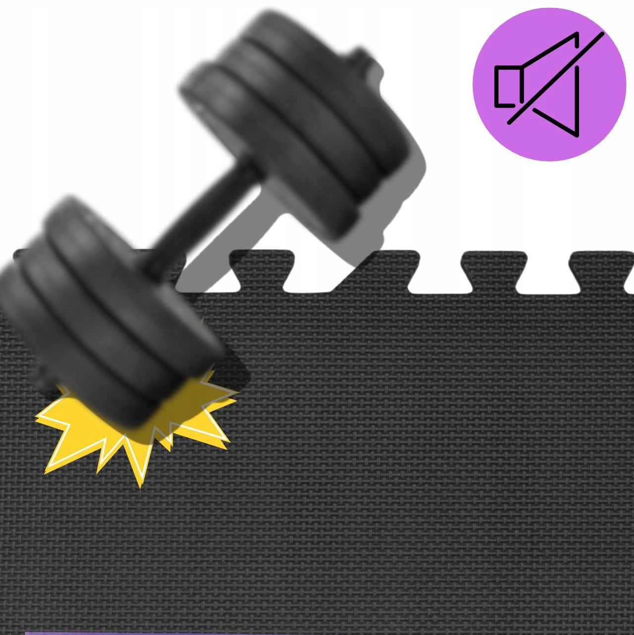 Foam Puzzle Mat Thick XXL Under Exercise Equipment Protective 24 Pcs. Manufacturer code 5231