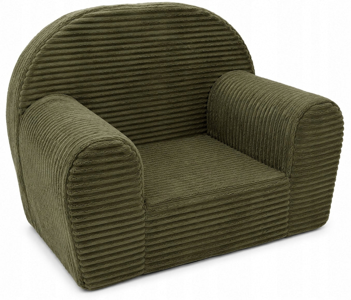 Foam armchair for children sofa pouf soft children's armchair olive FIMEX
