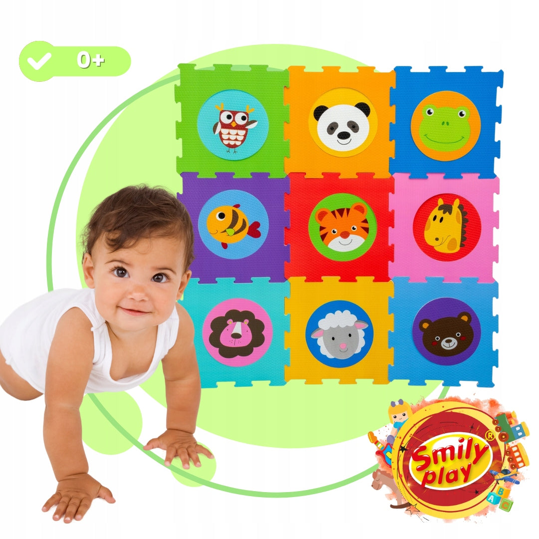 Foam mat floor foam puzzle educational animals 36 el 180x90cm Manufacturer code Mata piankowa puzzle