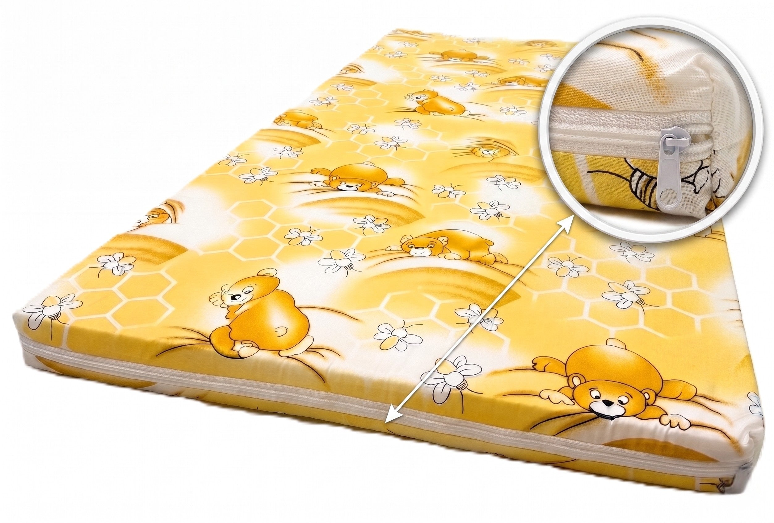 Foam mattress 120x60 for cot Tourist Oeko-Tex certificate