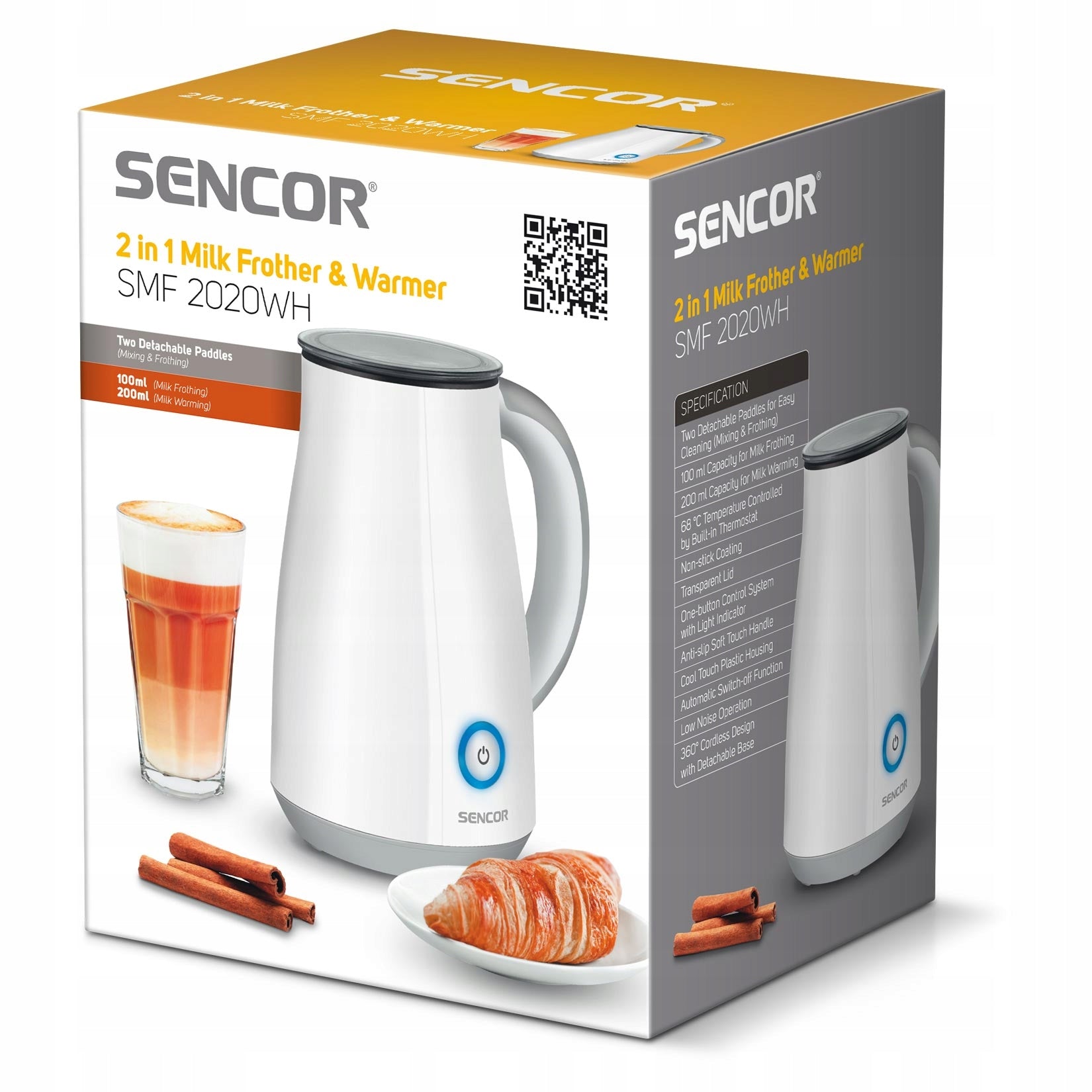 Foamer and milk heater Sencor SMF 2020WH Brand Sencor