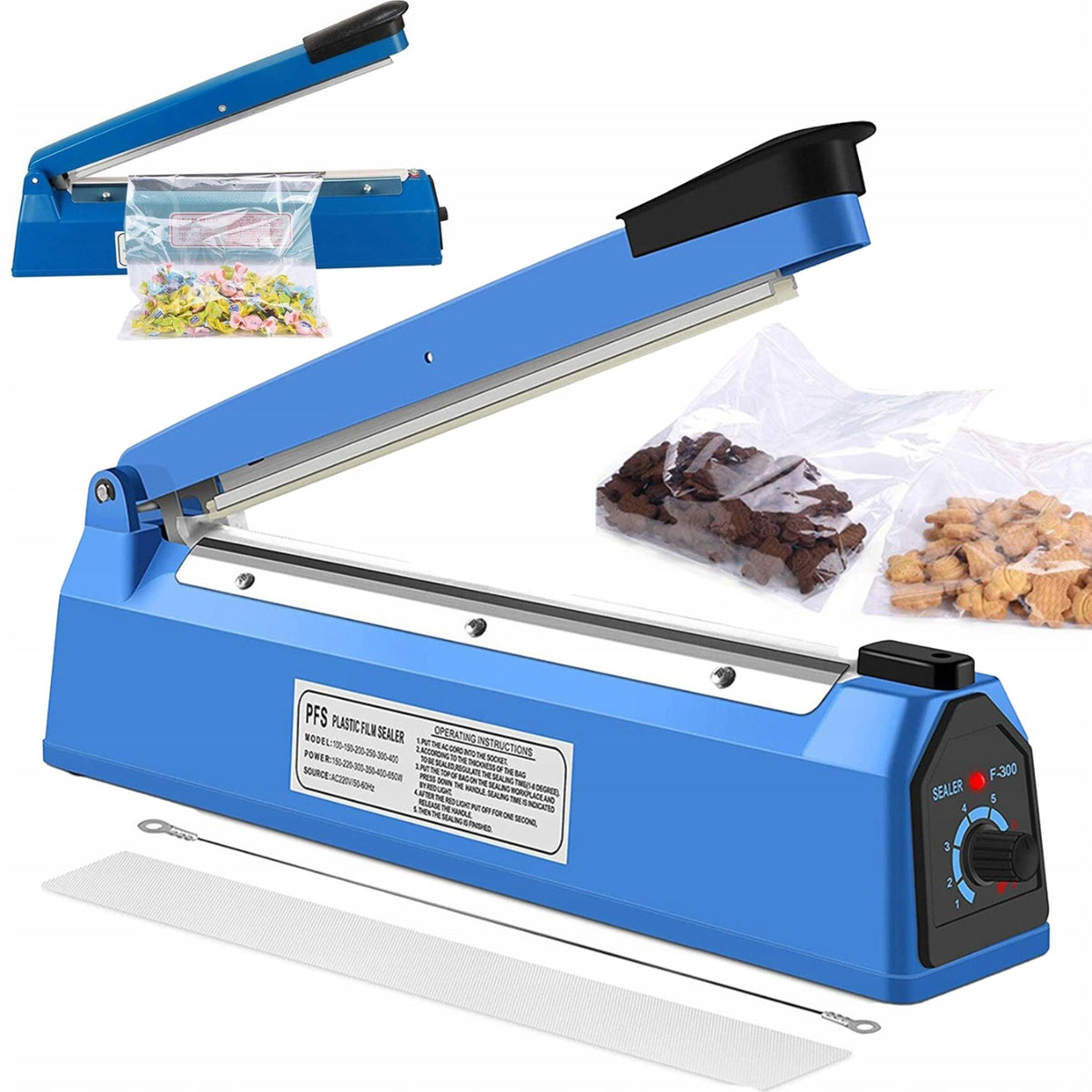 Foil Welding Machine Pulse Manual Time Adjustment 300mm 400W Packaging status original