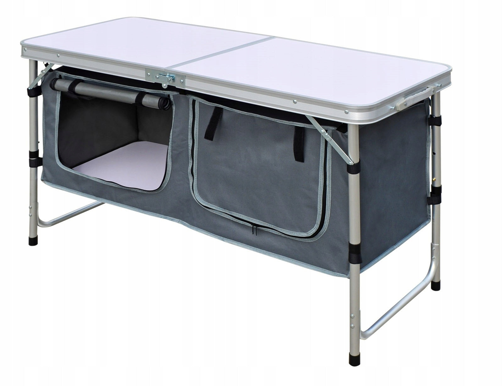 Folding Camping Cabinet 120 cm – Premium Mobile Tourist Kitchen Packaging status original