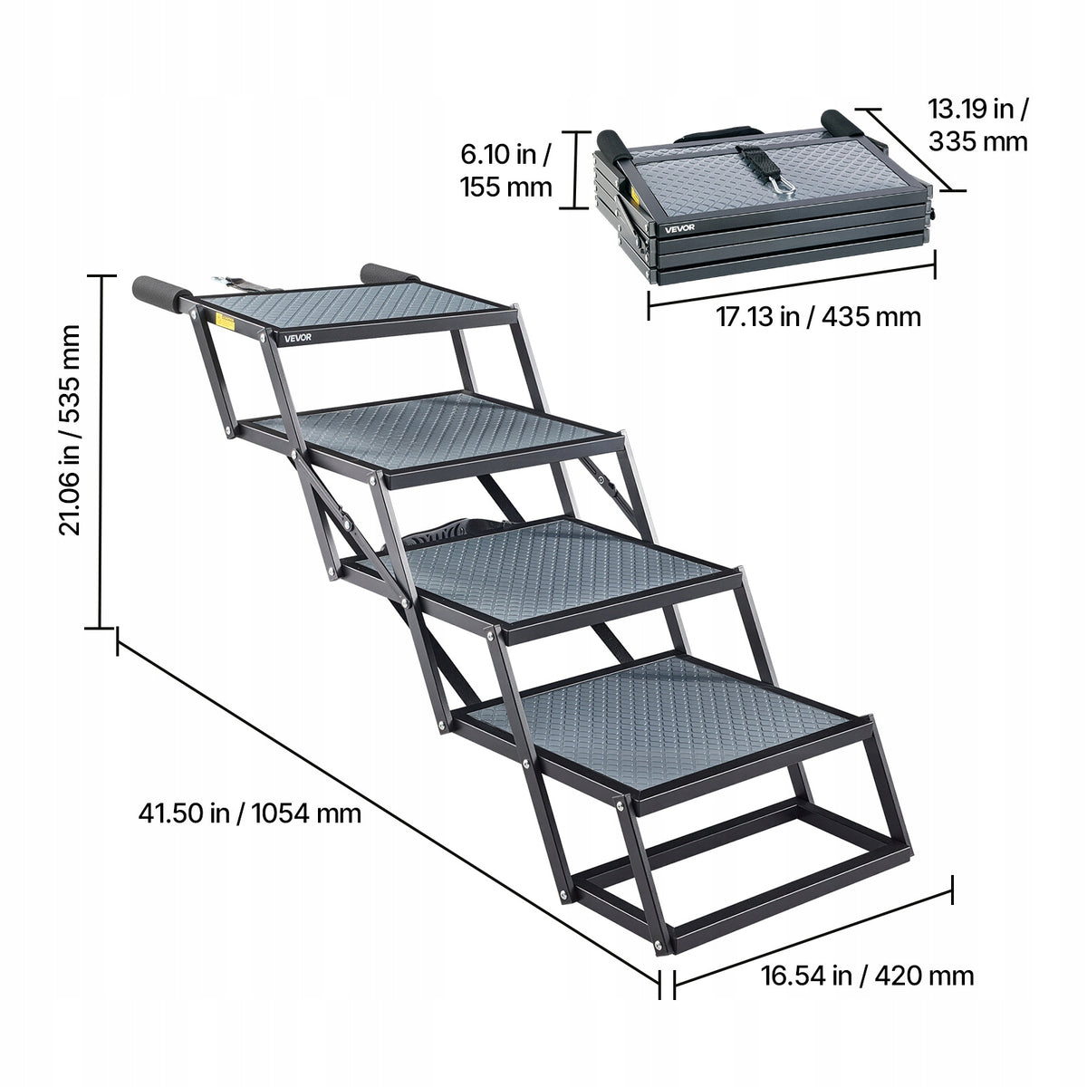 Folding Dog Ramp 4 Degrees 180KG For Car For Big Dogs Manufacturer code KZDGLTEKPVCF046CP0