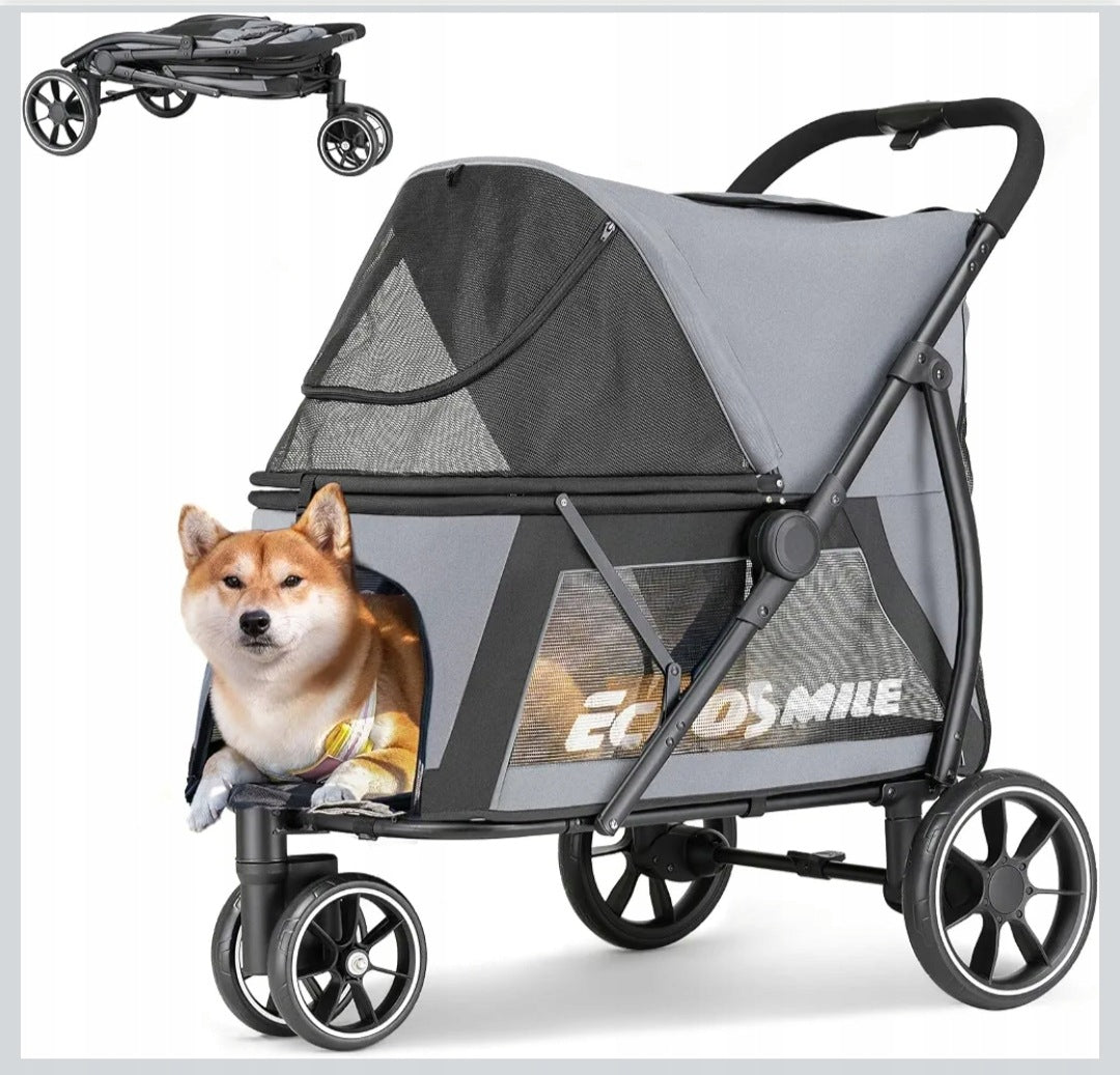 Folding Dog Stroller for Medium/Large Dogs, EchoSmile Manufacturer code B0GF7LBXVS