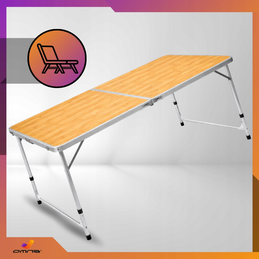 Folding Table Hiking Camping Garden Tent Case 120x60 Packaging status original