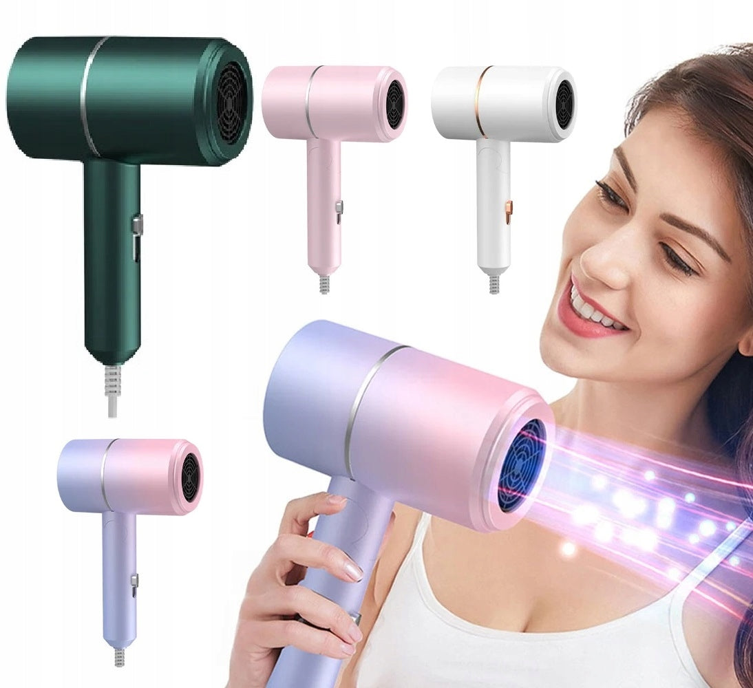 Folding Tourist Hair Dryer with Ionization 800W with Diffuser Manufacturer code Składana Suszarka do Włosów Jonizacja ZIE