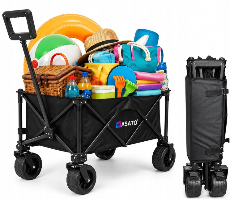 Folding Tourist Trolley For Airplane Transport Garden Shopping Up to 400kg