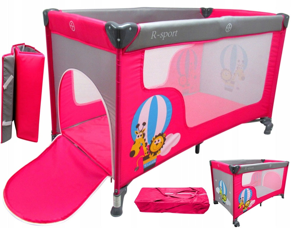 Folding Travel Cot K2p R-SPORT Playpen NEW