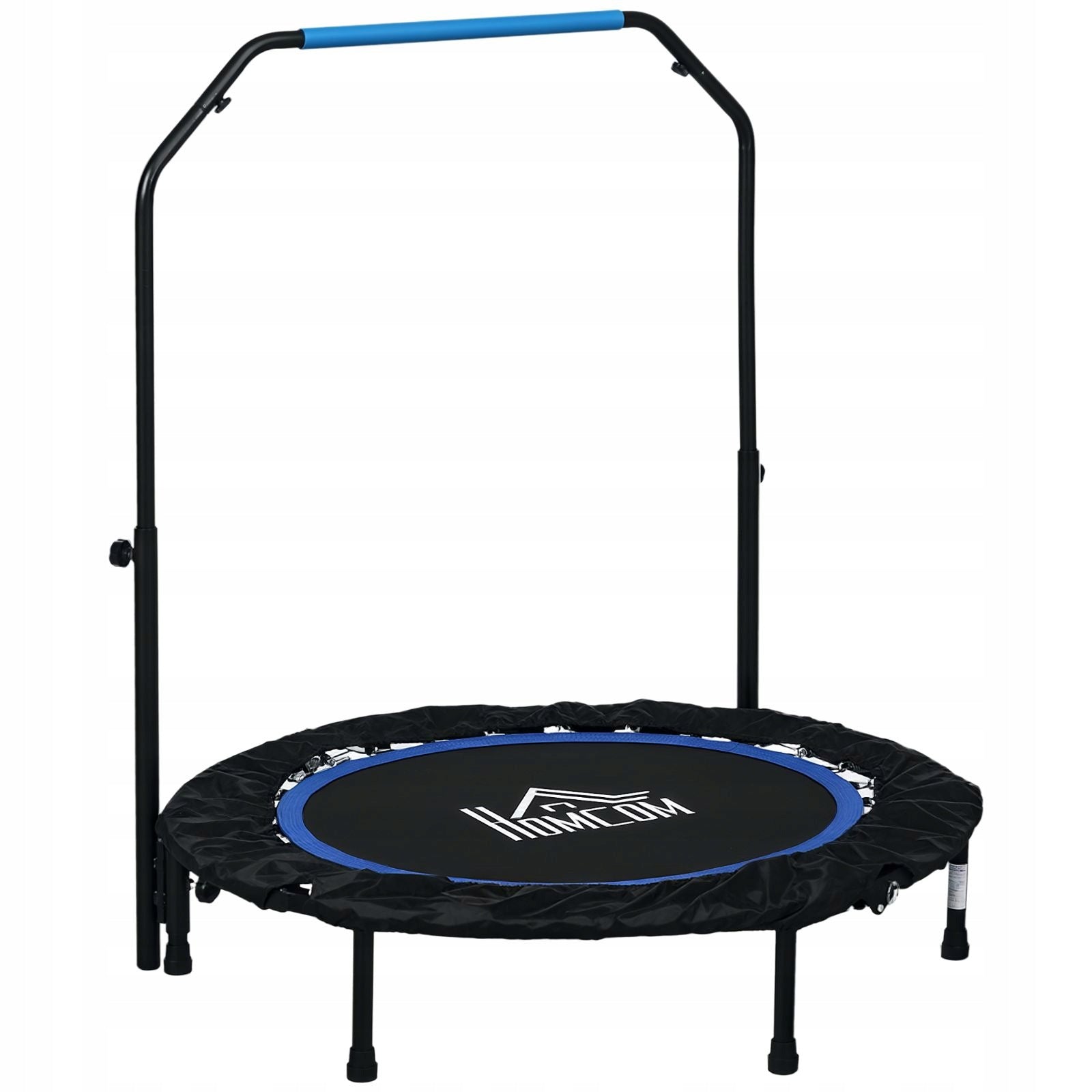 Folding fitness trampoline with adjustable handle Ø102x123H cm