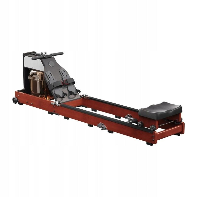 Folding water-magnetic rowing machine KINGSMITH WM10 PRO TriFold oak + Mat Packaging status original
