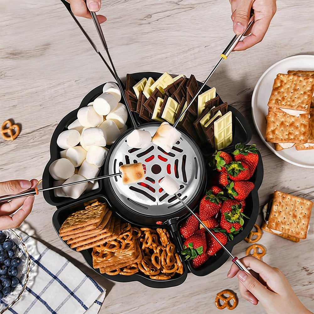 Fondue BEDEE Set for Chocolate and Baking Foams 4 Forks For Gift Brand Bedee